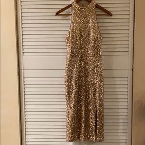 Vince Camuto Rose Gold sequin dress - size 4